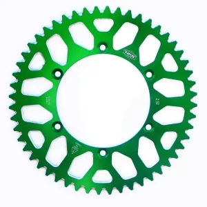 Coroa Alumínio KX 125/250 /KXF 250/450 /KLX 450R TM: 52D Verde